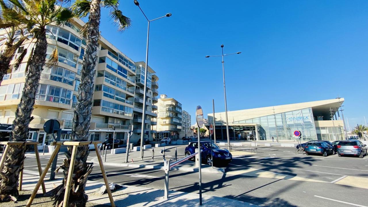 "Chill" Magnifique Vue Sur La Mer Et Le Port Au Coeur De La Ville En Premiere Ligne Canet-en-Roussillon Bagian luar foto
