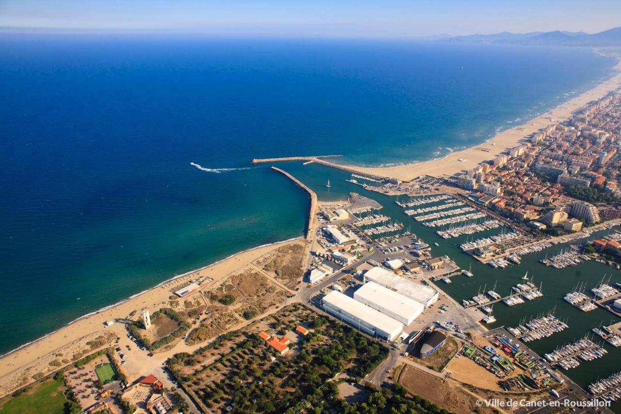 "Chill" Magnifique Vue Sur La Mer Et Le Port Au Coeur De La Ville En Premiere Ligne Canet-en-Roussillon Bagian luar foto